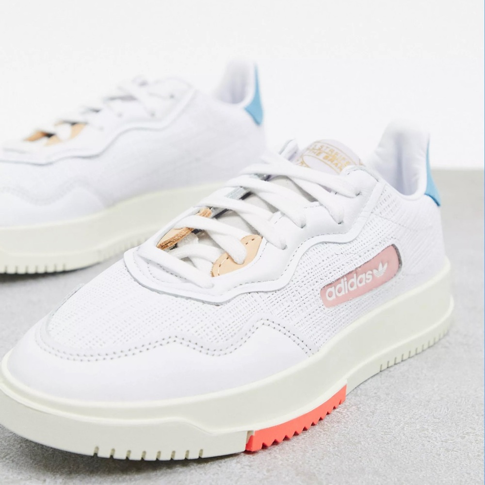 adidas originals sc premiere sneakers in off white